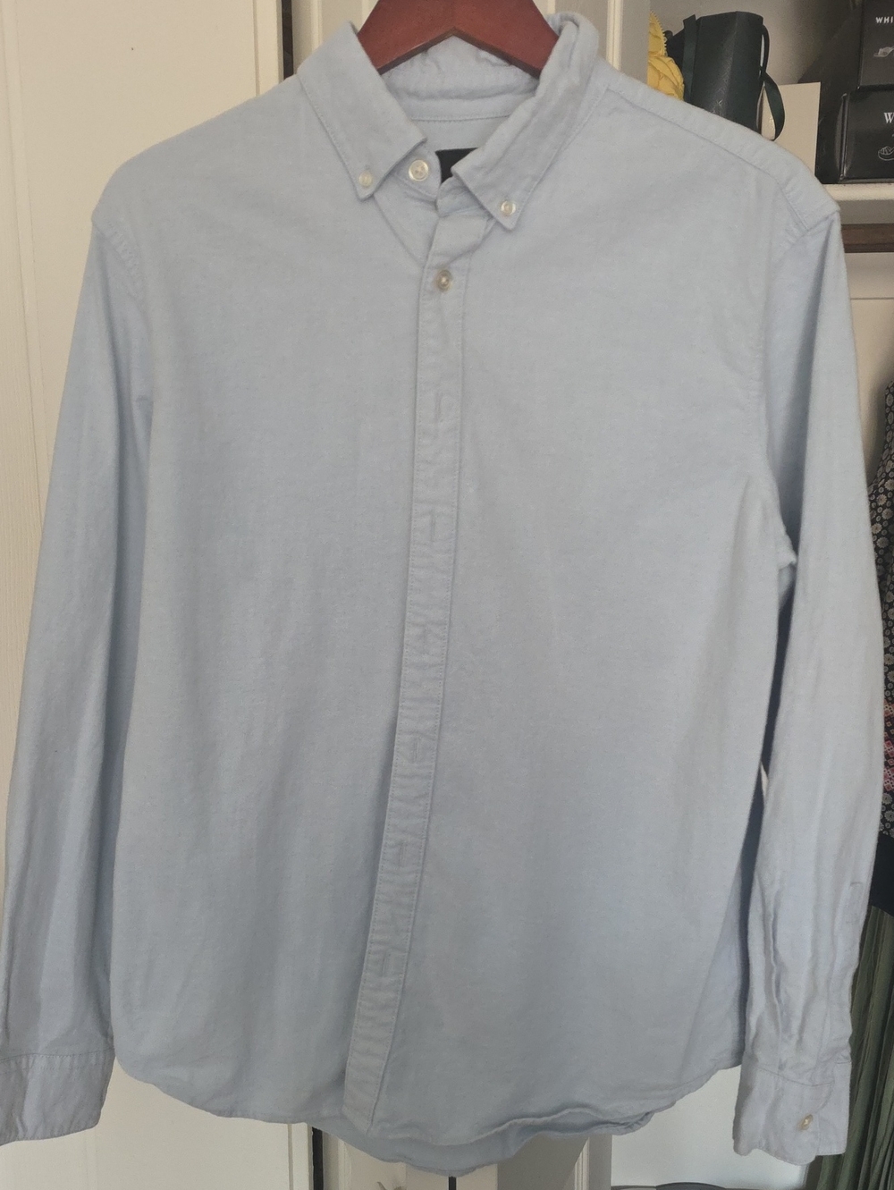 Daniel Hechter Pale Blue Button-Down Oxford Shirt